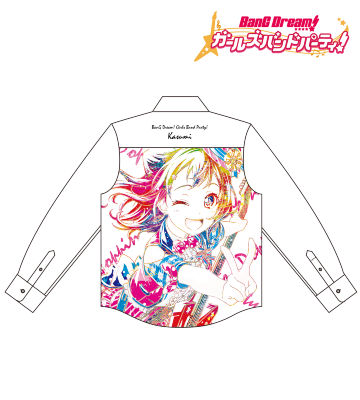 戸山 香澄 Ani-Art フルグラフィックカジュアルシャツ
