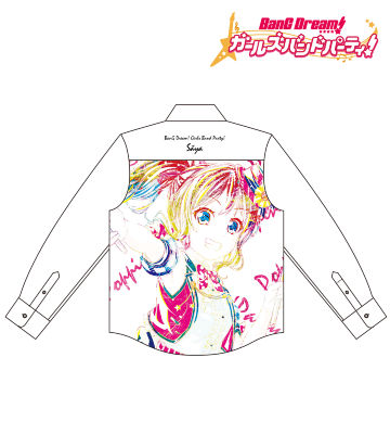 山吹 沙綾 Ani-Art フルグラフィックカジュアルシャツ