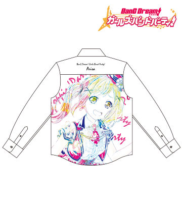 市ヶ谷 有咲 Ani-Art フルグラフィックカジュアルシャツ