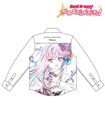湊 友希那 Ani-Art フルグラフィックカジュアルシャツ