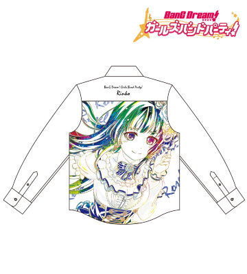 白金 燐子 Ani-Art フルグラフィックカジュアルシャツ