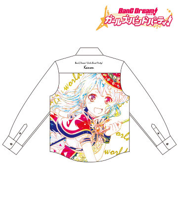 松原 花音 Ani-Art フルグラフィックカジュアルシャツ