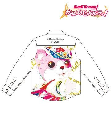 ミッシェル Ani-Art フルグラフィックカジュアルシャツ