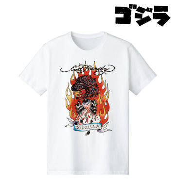 Ed Hardyコラボ ゴジラ Tシャツ/レディース