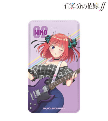 描き下ろしイラスト 中野二乃 ギター演奏ver. モバイルバッテリー