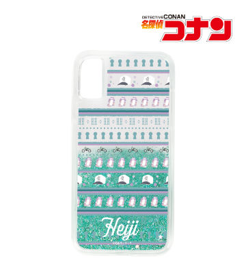 服部平次 モチーフ柄 グリッターiPhoneケース