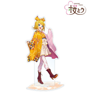 描き下ろしイラスト 鏡音リン Art by しらび BIGアクリルスタンド