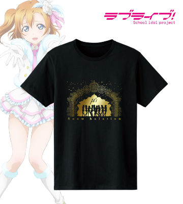Snow halation 箔プリントTシャツ