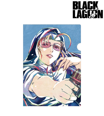 ブラックラグーン クリアファイル レヴィ エダ シェンホア ロベルタ バラライカ ☆ BLACK LAGOON 20周年記念展 in マルイ クリアファイル C