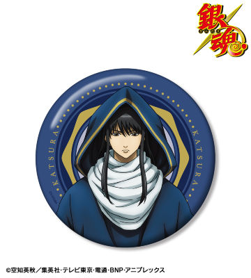 未使用美品】桂小太郎　ヴィレッジヴァンガード ヴィレヴァン スクエア缶バッジ 未使用美品】桂小太郎 ヴィレッジヴァンガード ヴィレヴァン