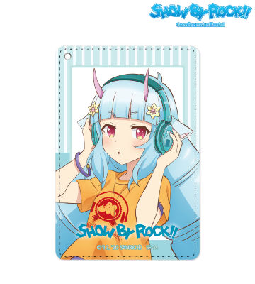 描き下ろしイラスト デルミン ヘッドフォンver. 1ポケットパスケース