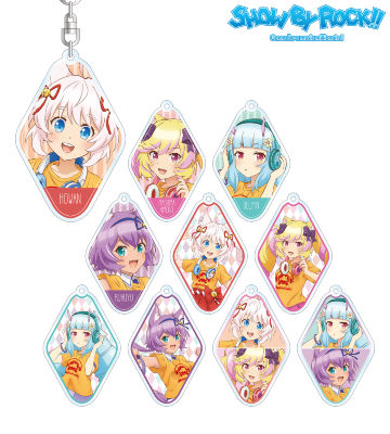 描き下ろしイラスト ヘッドフォンver. トレーディングアクリルキーホルダー