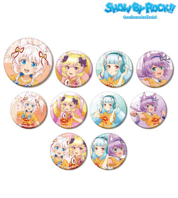 描き下ろしイラスト ヘッドフォンver. トレーディング缶バッジ