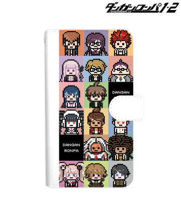 ドット絵モチーフ手帳型スマホケース ver.A