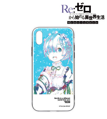レム Ani-Art 強化ガラスiPhoneケース