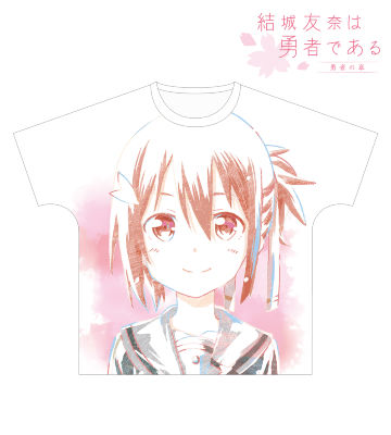 結城友奈 Ani-Art フルグラフィックTシャツ