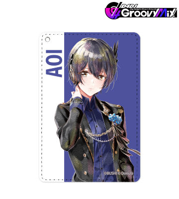 三宅葵依 Ani-Art aqua label 1ポケットパスケース