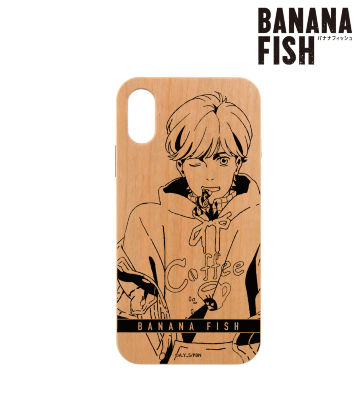 描き下ろしイラスト 奥村英二 デニムver. ウッドiPhoneケース