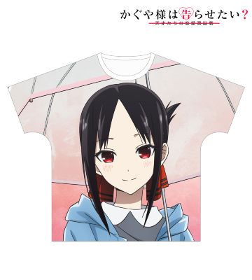 描き下ろしイラスト 四宮かぐや 雨の日のお出かけver. フルグラフィックTシャツ