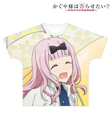 描き下ろしイラスト 藤原千花 雨の日のお出かけver. フルグラフィックTシャツ