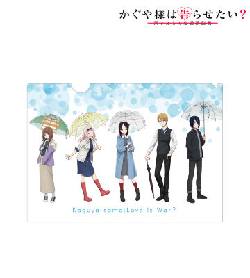描き下ろしイラスト 雨の日のお出かけver. クリアファイル
