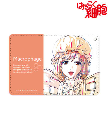 マクロファージ Ani-Art 1ポケットパスケース