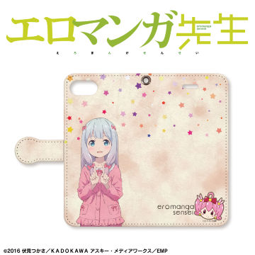 【iPhone8/7 ケース】エロマンガ先生 手帳型ケース