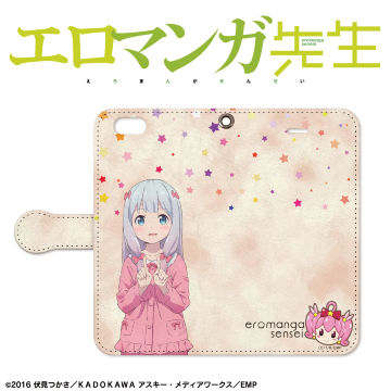 【iPhone6s/6 ケース】エロマンガ先生 手帳型ケース