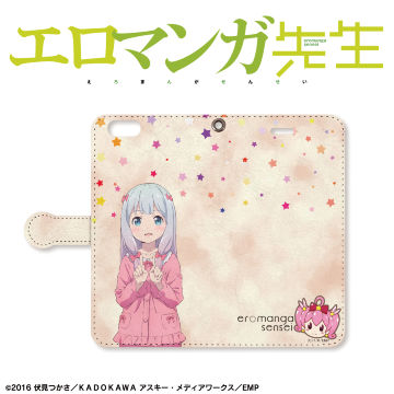【iPhone6s Plus/6 Plus ケース】エロマンガ先生 手帳型ケース