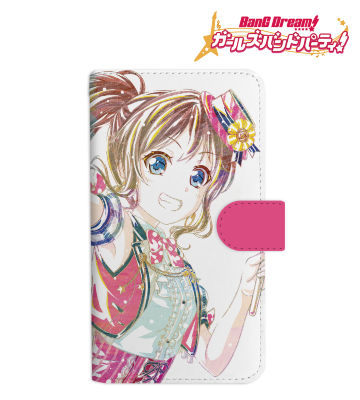 山吹沙綾 Ani-Art 手帳型スマホケース