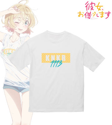 描き下ろしイラスト 七海麻美 ビーチデートver. 着用BIGシルエットTシャツ
