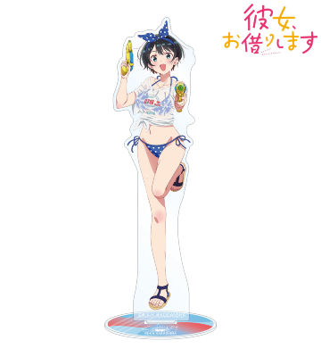 描き下ろしイラスト 更科瑠夏 ビーチデートver. BIGアクリルスタンド