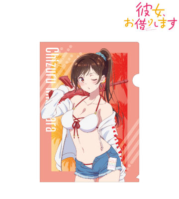 描き下ろしイラスト 水原千鶴 ビーチデートver. クリアファイル