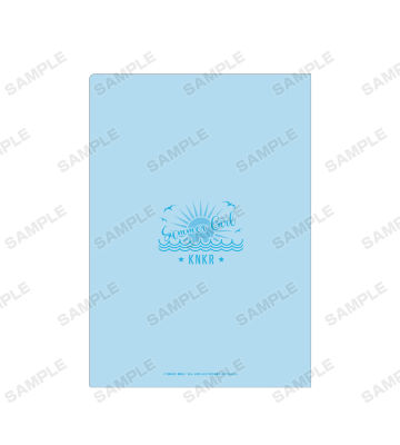 描き下ろしイラスト 更科瑠夏 ビーチデートver. クリアファイル