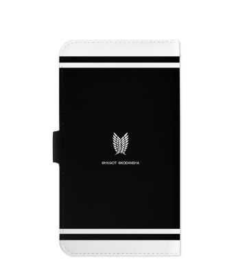 ラインアート手帳型スマホケース