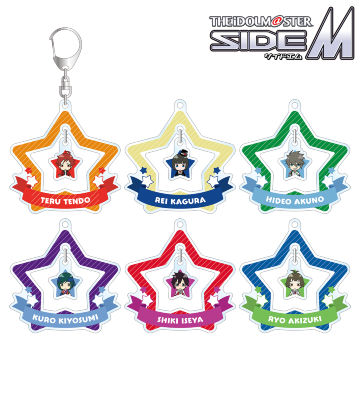 SideMini トレーディング ゆらゆらアクリルキーホルダー ver.A
