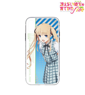 描き下ろしイラスト 澤村・スペンサー・英梨々 夏のお出かけver. 強化ガラス箔押しiPhoneケース