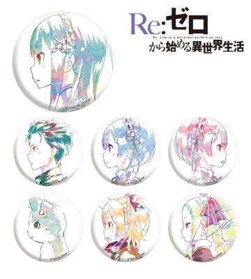 リゼロ　缶バッジセット　ティーパーティー グッズ詳細発表】Re:ゼロから始める異世界生活 ヒロイン達の