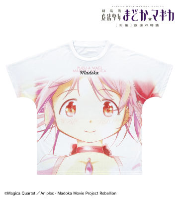 鹿目まどか Ani-Art aqua label フルグラフィックTシャツ