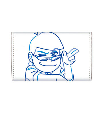 カラ松 ラインアート キーケース