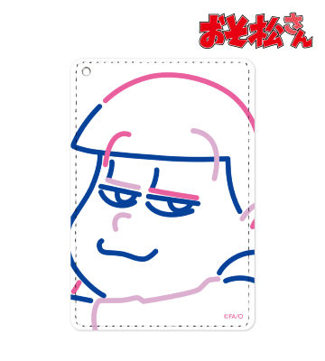 トド松 ラインアート 1ポケットパスケース