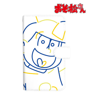 十四松 ラインアート 手帳型スマホケース