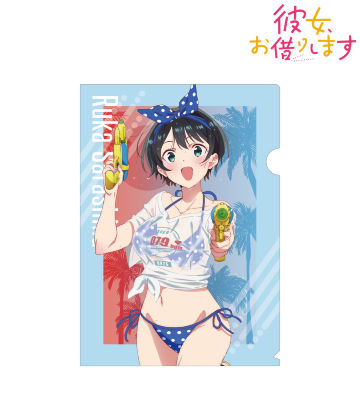 描き下ろしイラスト 更科瑠夏 ビーチデートver. クリアファイル