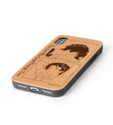 真琴と千昭 lette-graph ウッドiPhoneケース