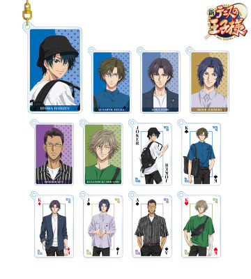 描き下ろしイラスト トランプモチーフ私服ver. トレーディングアクリルキーホルダー