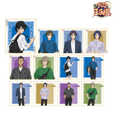 描き下ろしイラスト トランプモチーフ私服ver. トレーディングミニ色紙