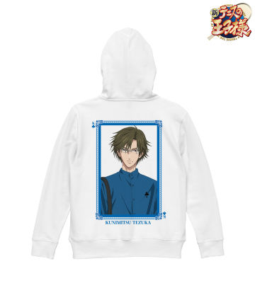 描き下ろしイラスト 手塚 国光 トランプモチーフ私服ver. バックプリントジップパーカー