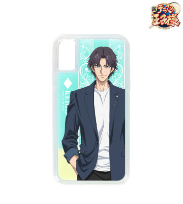 描き下ろしイラスト 跡部 景吾 トランプモチーフ私服ver. ネオンサンドiPhoneケース