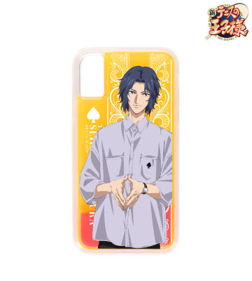 描き下ろしイラスト 幸村 精市 トランプモチーフ私服ver. ネオンサンドiPhoneケース