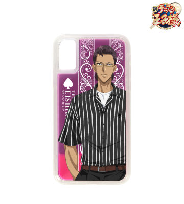 描き下ろしイラスト 木手 永四郎 トランプモチーフ私服ver. ネオンサンドiPhoneケース
